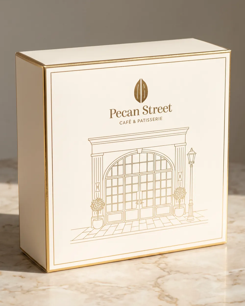 Pecan Street café and patisserie identity